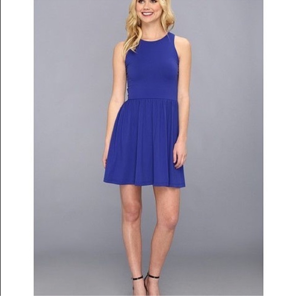 Susana Monaco Cobalt Blue Mini Dress - S